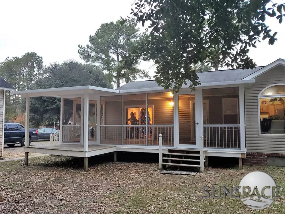 Sunspace Model 200 three-season vinyl sunroom